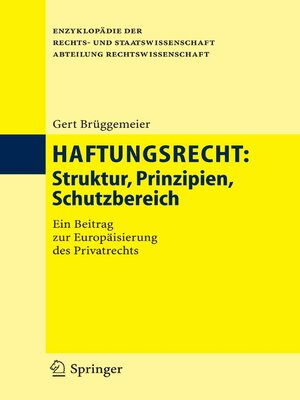 cover image of Haftungsrecht